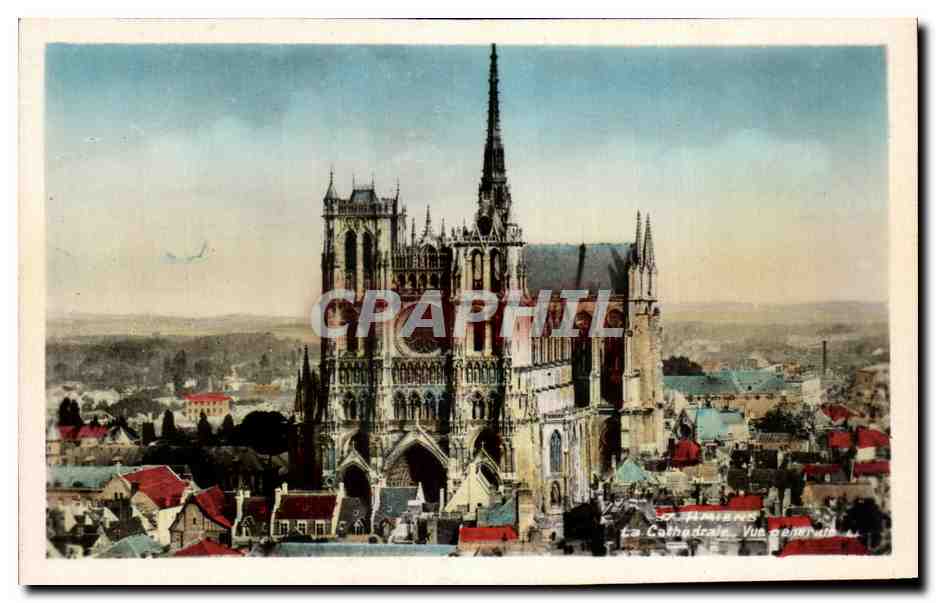 CPSM Amiens Vue generale Cathedrale