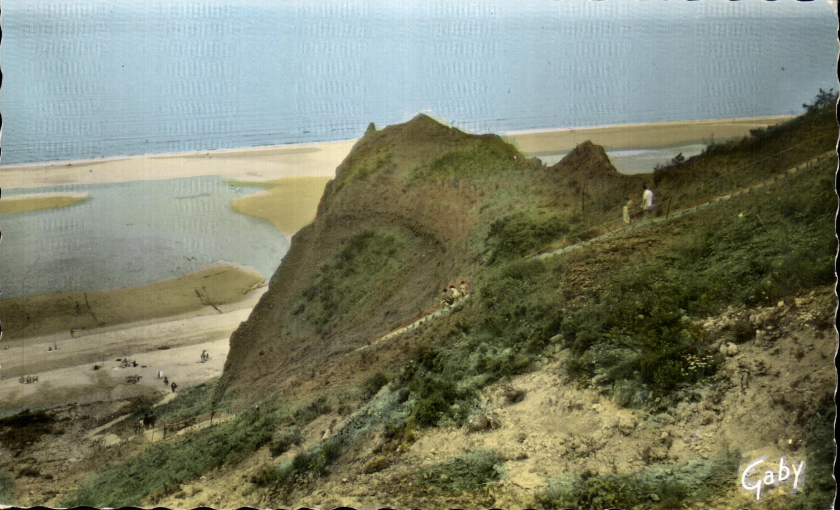 CPSM Houlgate Camping des Falaises L'Escalier