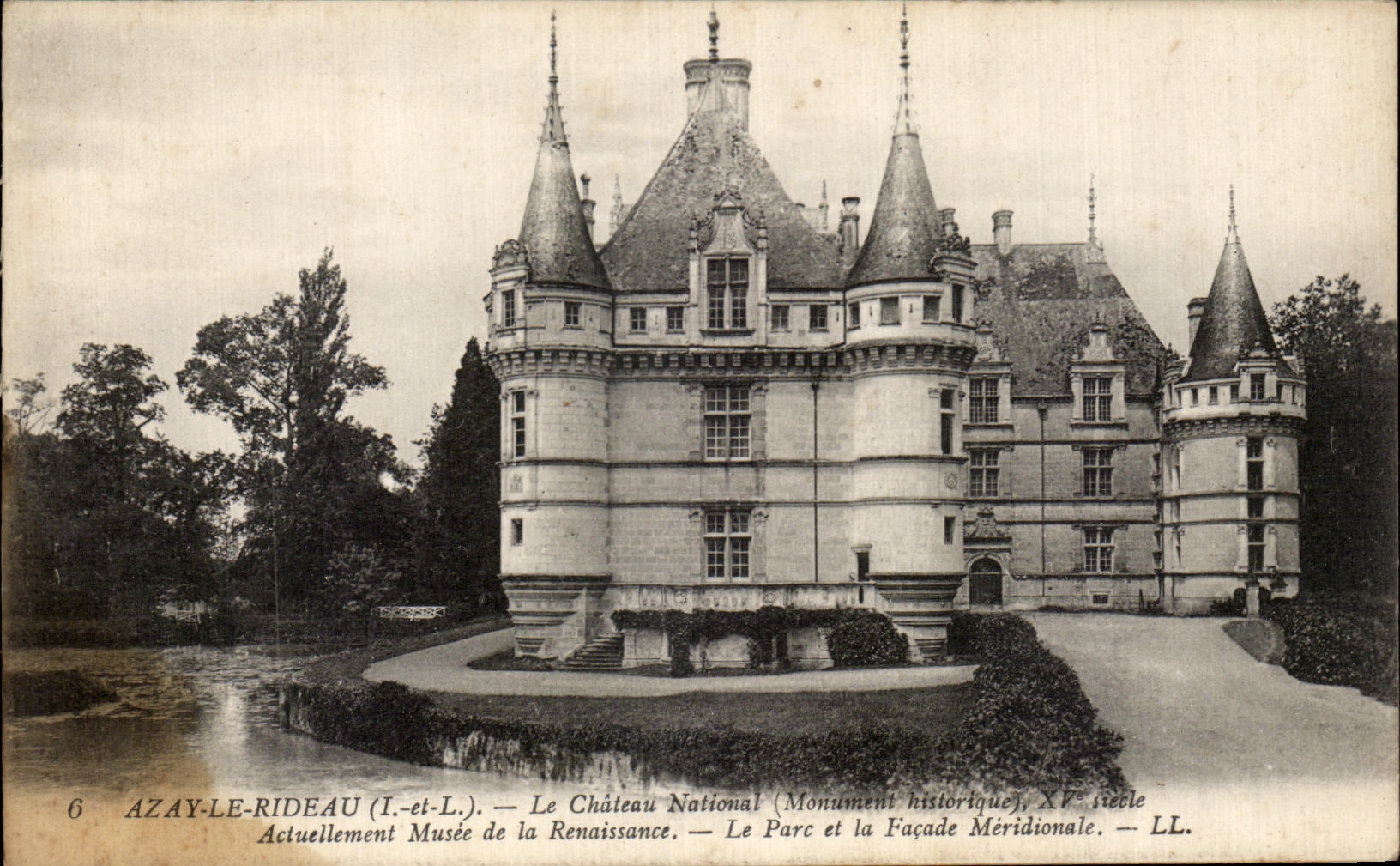 CPA Azay Le Rideau Le Chateau National