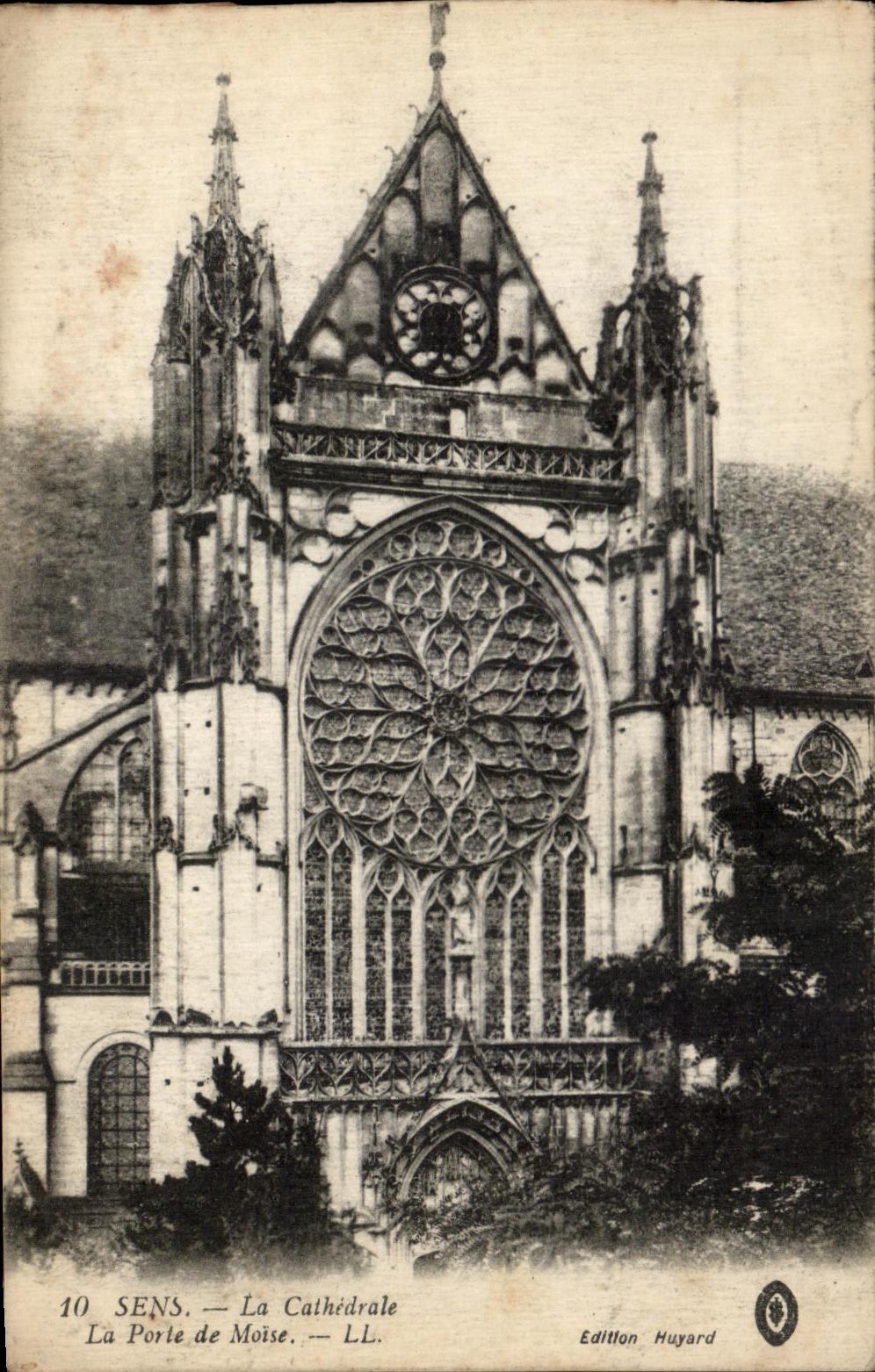 CPA Sens La Cathedrale La Porte de Moise