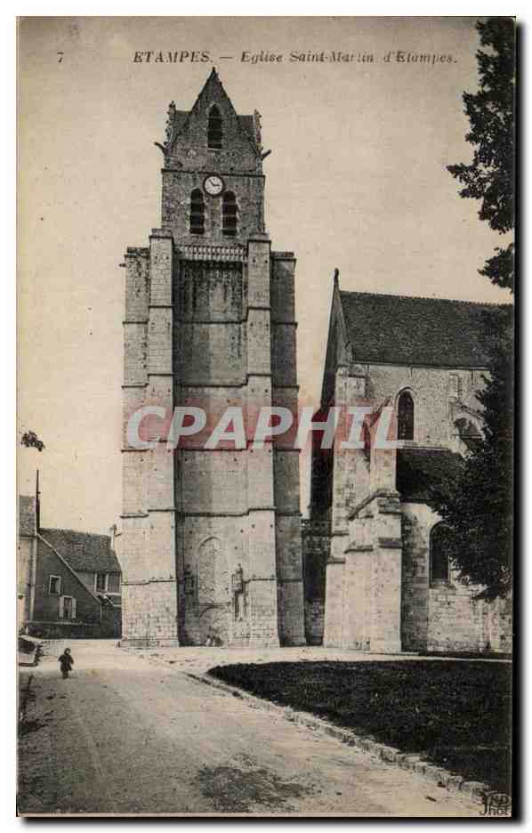 CPA Etampes Eglise Saint Martin