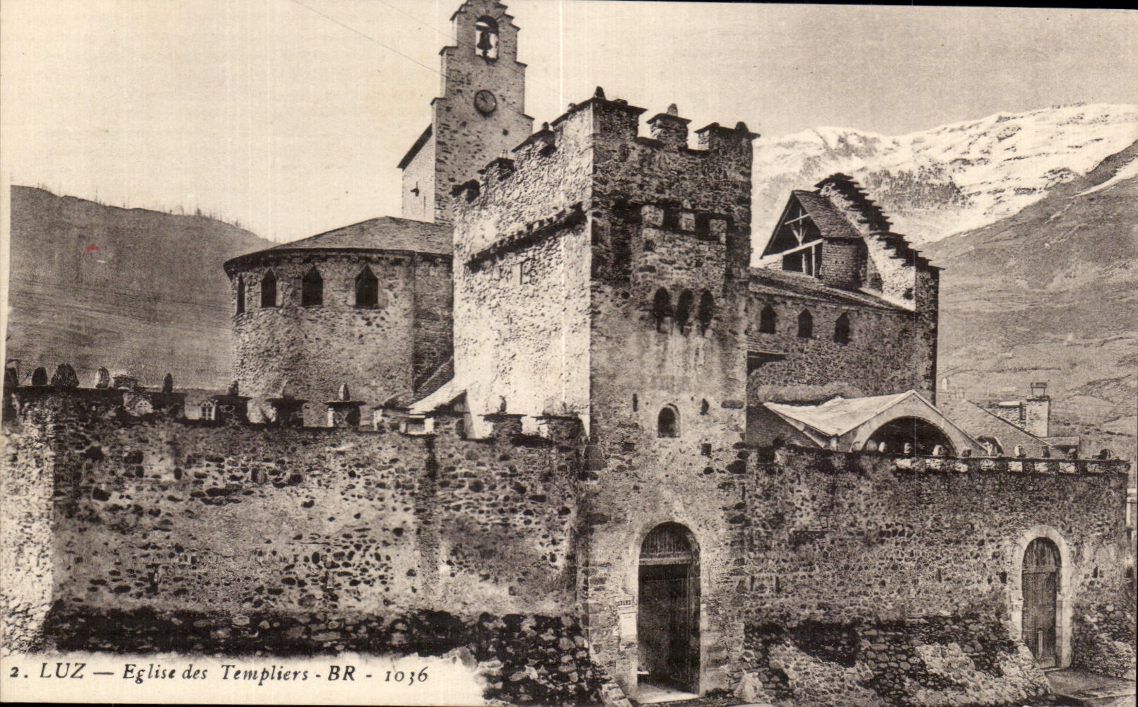CPA Luz Eglise des Templiers