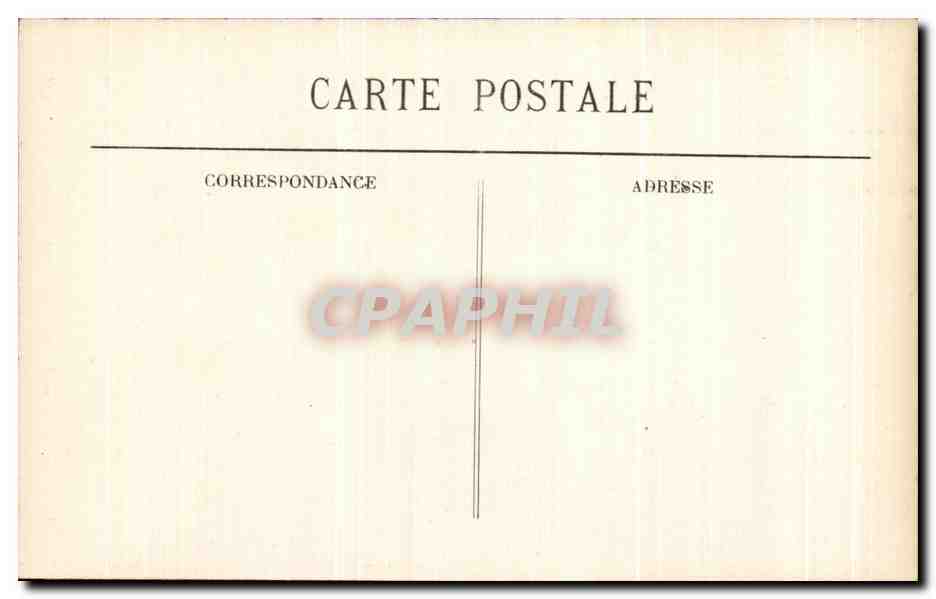 CPA Luz Eglise des Templiers L'Autel — Verso