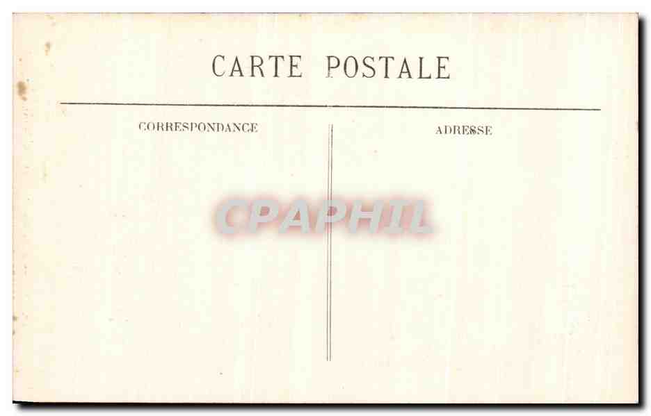 CPA Luz Eglise des Templiers L'Autel — Verso
