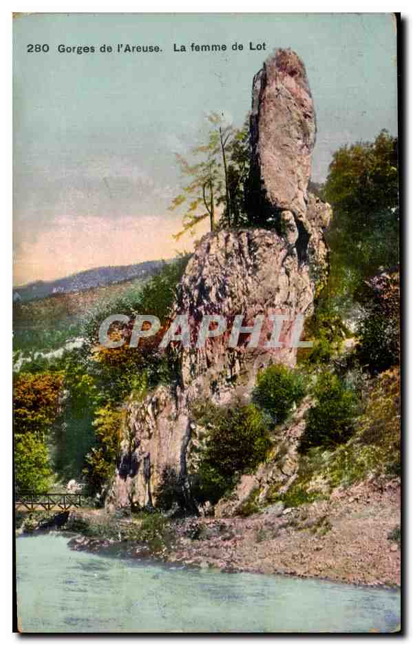 CPA Gorges de I'Areuse La Femme de Lot