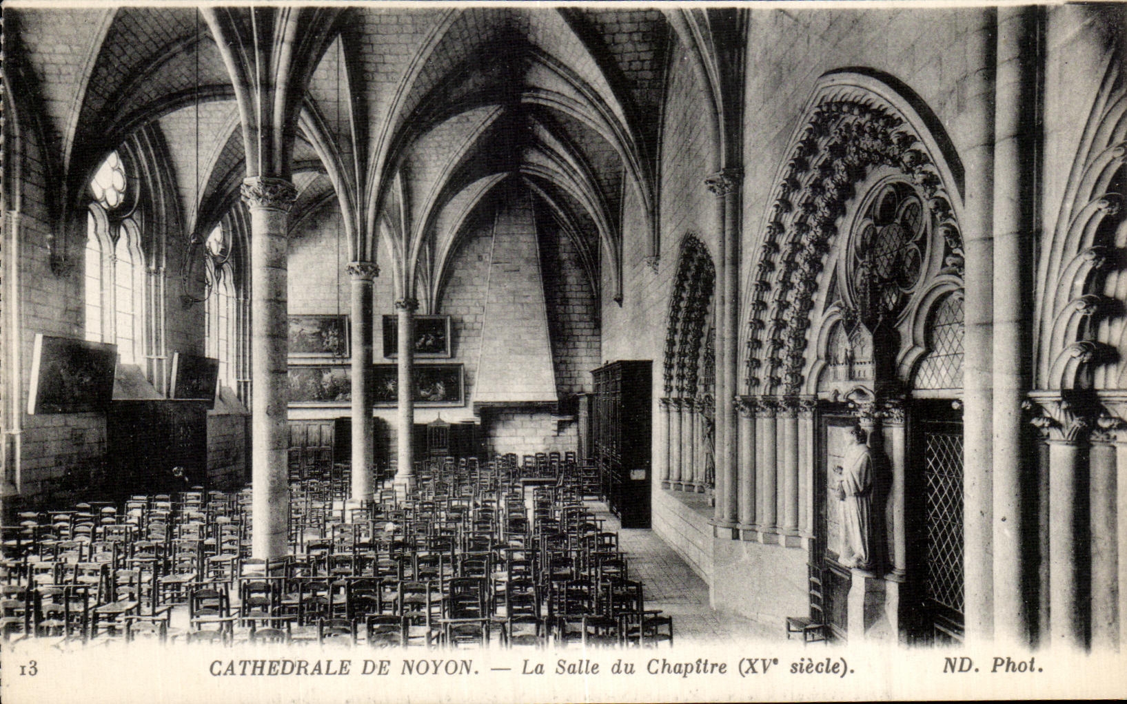 CPA Cathedrale De Noyon La Salle du Chapitre