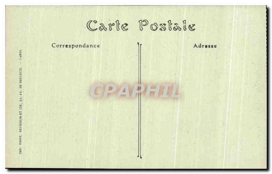CPA Cathedrale De Noyon La Salle du Chapitre — Rückseite
