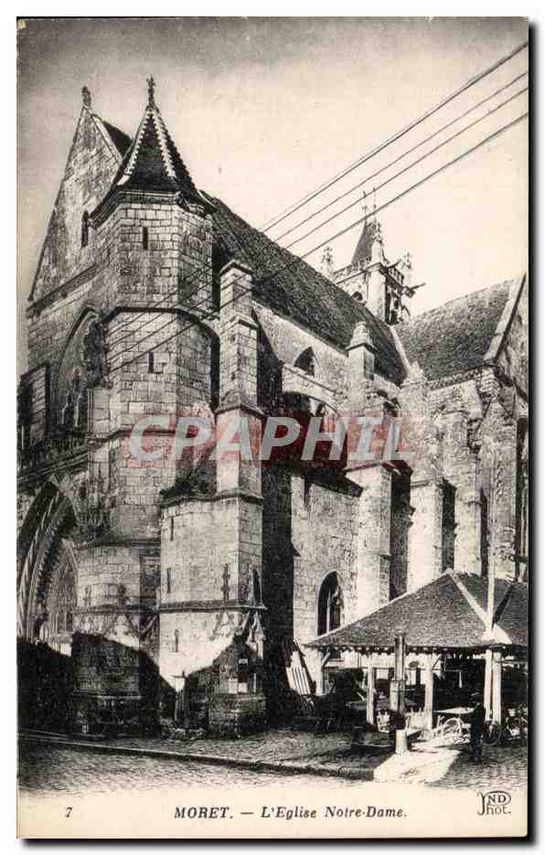 CPA Moret L'Eglise Notre Dame