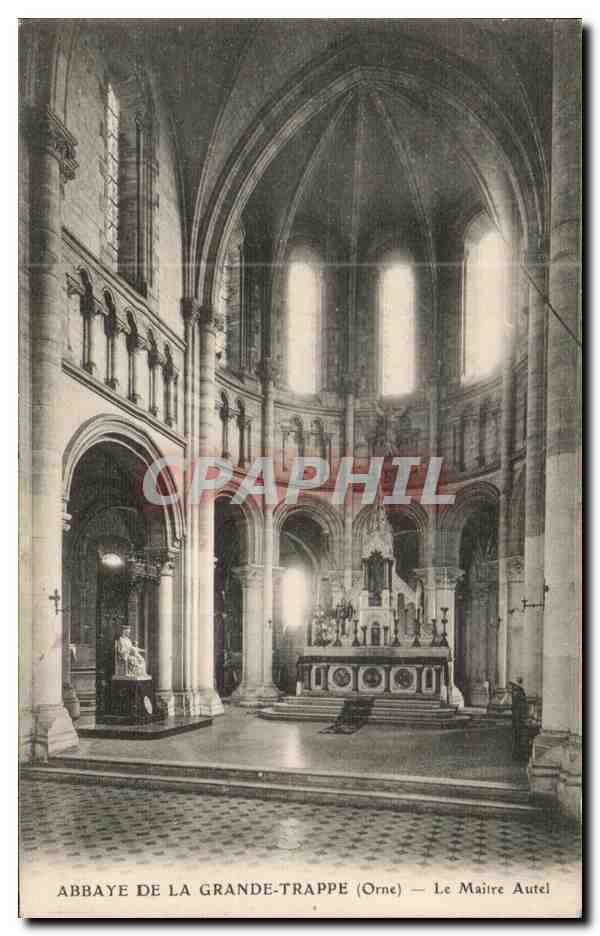 CPA Abbaye de La Grande Trappe Le Maire Autel 