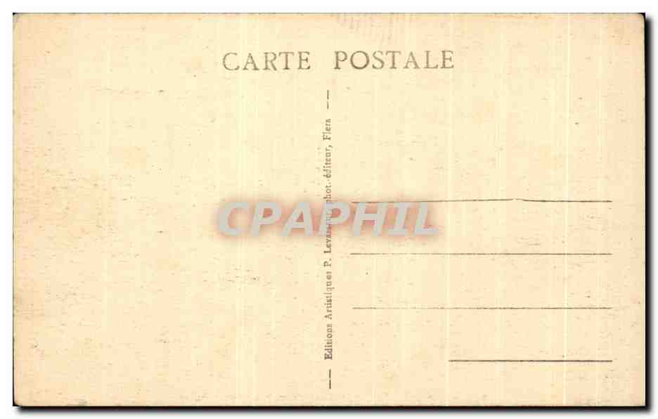 CPA La Normandie Pont d'Ouilly Le Pont aur l'Orne et la Nouveille Eglise — Rückseite