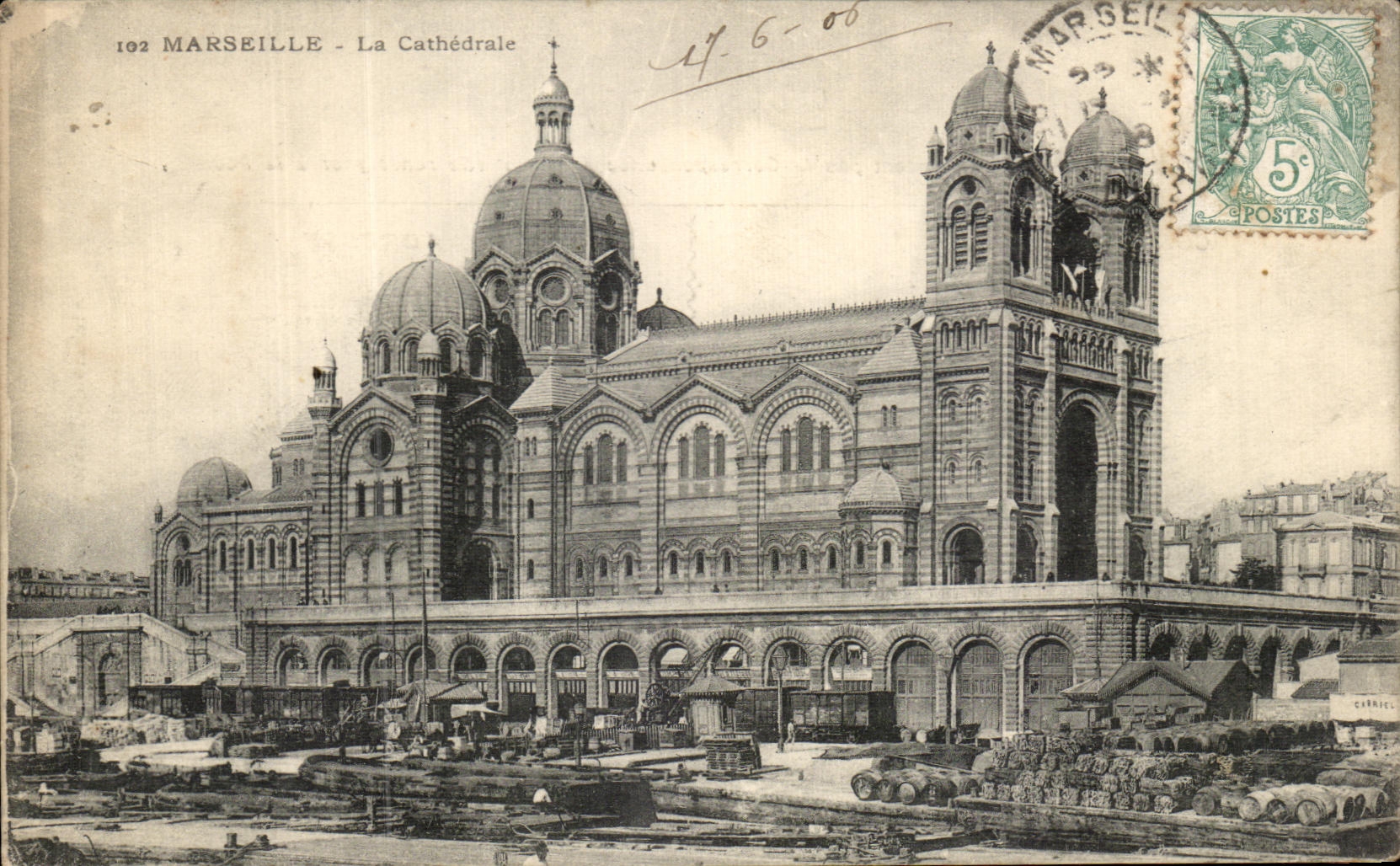 CPA Marseille La Cathedrale
