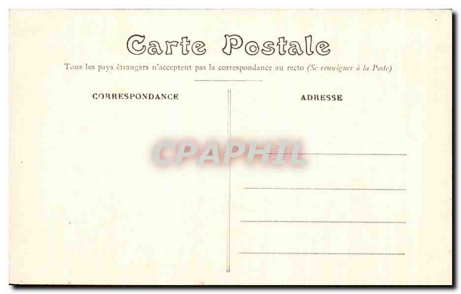 CPA La Chapelle Montligeon Oeuvre explatoire L'Eglise — Rückseite