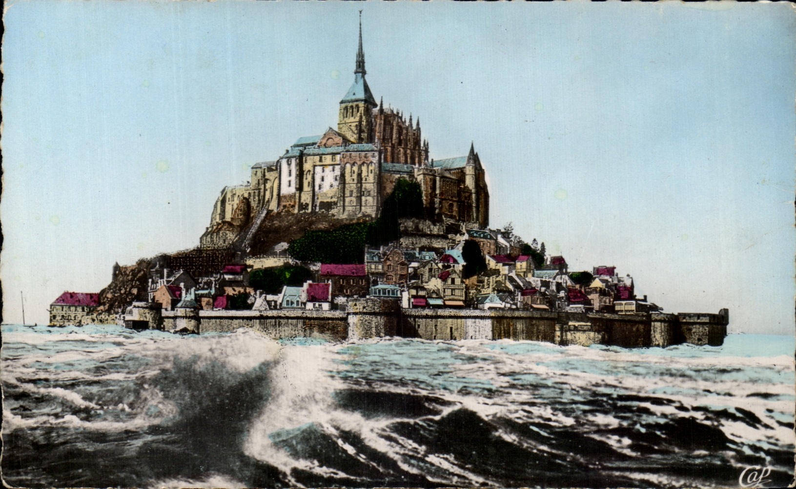 Le Mont-Saint-Michel — à marée haute — C.A.P. Paris