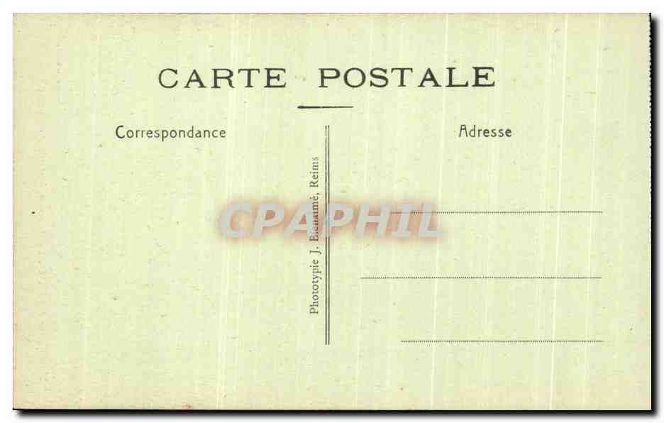 CPA Basilique de ND de Liesse Autel Du Sacre Coeur — Rückseite