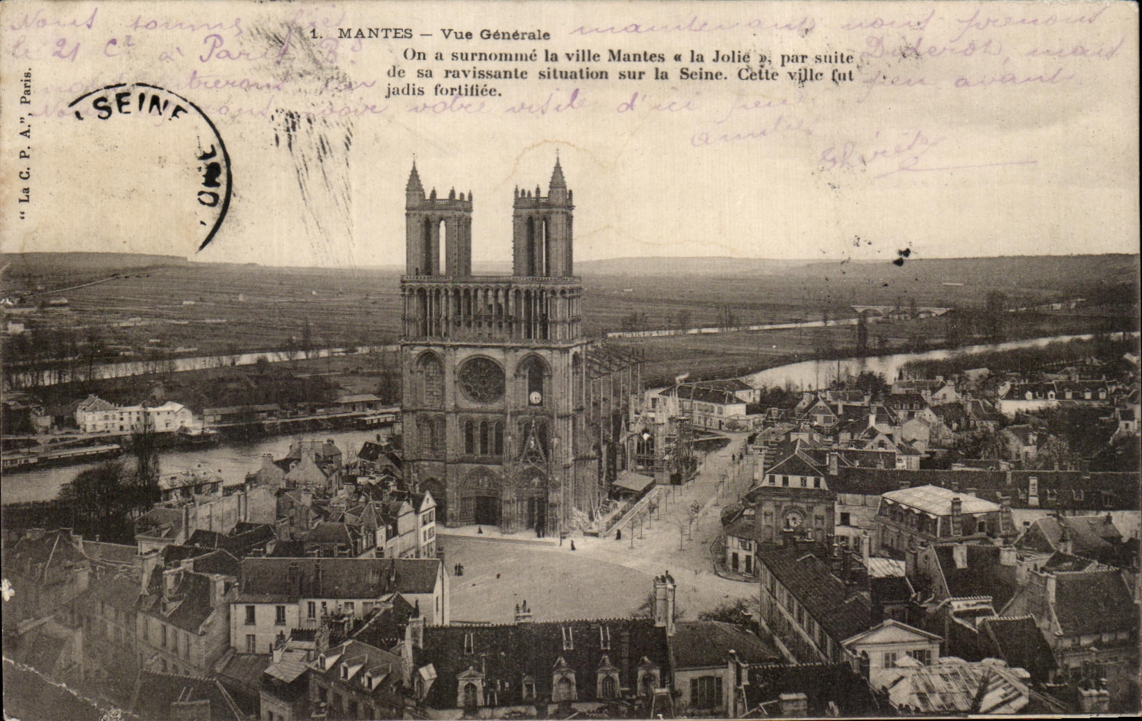 MANTES — Allgemeine Ansicht — La C. P. A., Paris