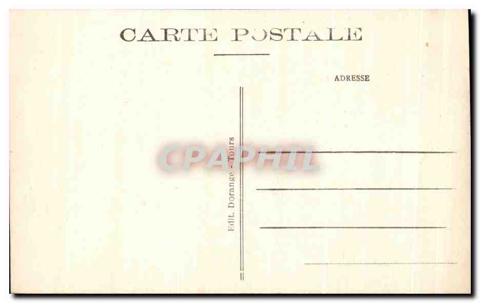 CPA Blois Le Chateau Mon Hist Aile Francois 1er — Rückseite