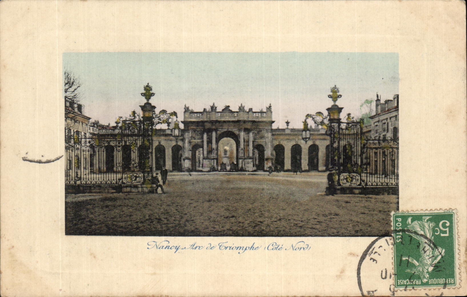 CPA Nancy Arc de Triomphe Cote Nord 
