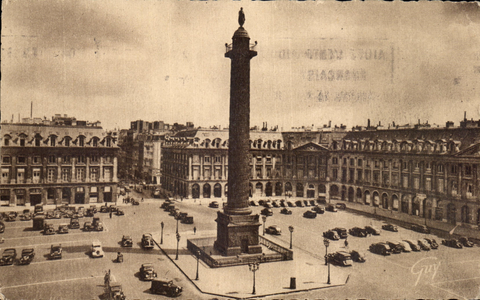 CPA Paris Et Ses Merveilles Place Vendome et colonne de la Grande armee