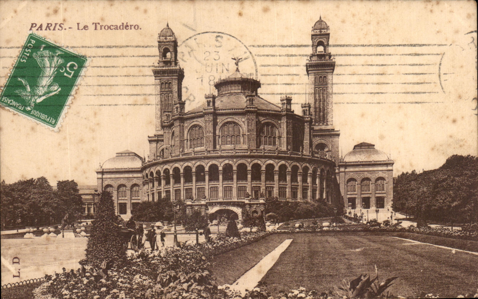 CPA Paris Le Trocadero