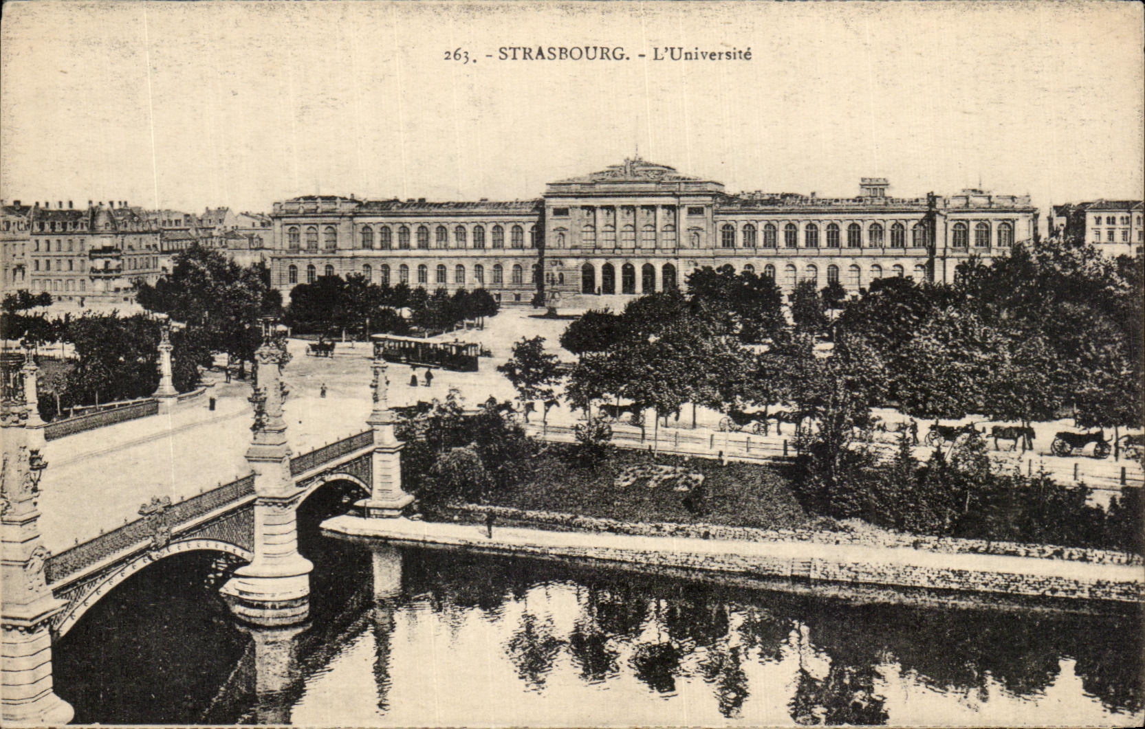 CPA Strasbourg L'Universite Tramway