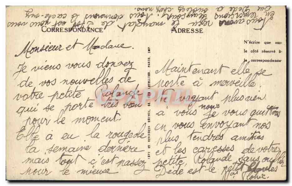 CPA Cathedrale de Chartres Notre Dame Sous Terre puits des Saints Forts premiers martyrs — Verso