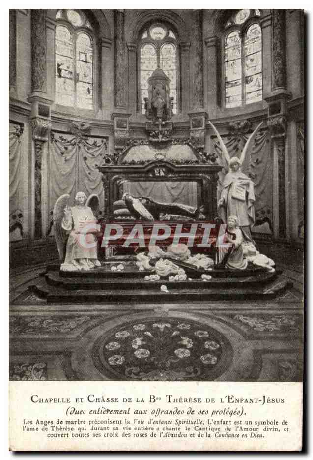 CPA Chapelle Et Chasse De la Bse Therese De L'Enfant Jesus Lisieux