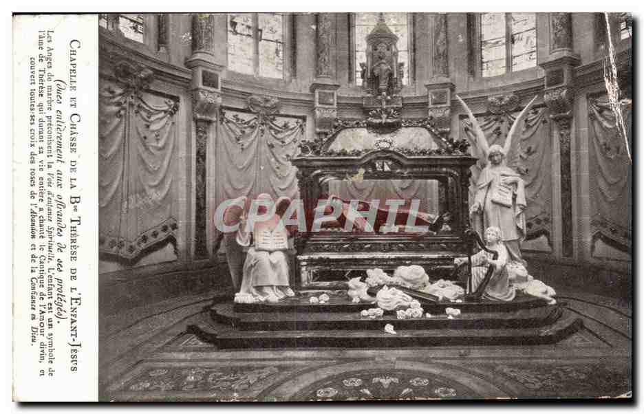 CPA Chapelle Et Chasse De la Bse Therese De l'Enfant Jesus Lisieux