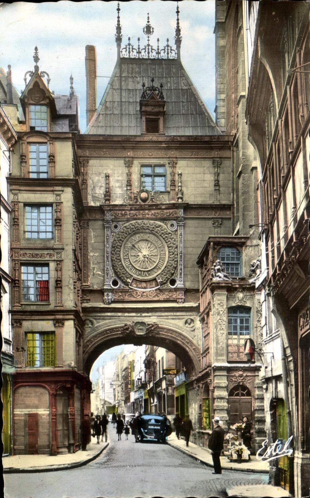 CPA Rouen La Grosse Horloge