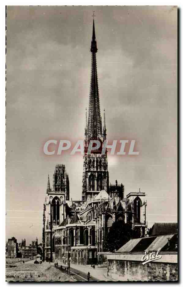 CPA Rouen Abside de la Cathedrale 