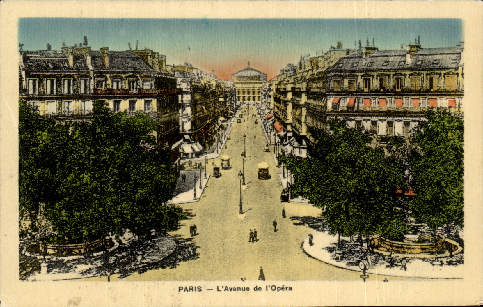 CPA Paris L'Avenue de l'Opera