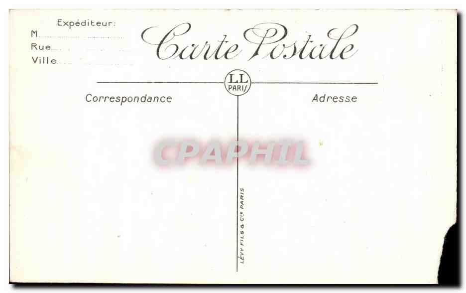 CPA Vichy La Maison De Mme De Sevigne — Verso