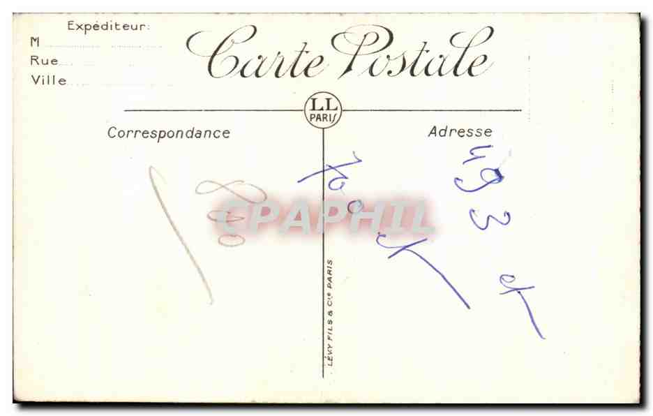 CPA Vichy Galeries Couvertes — Verso