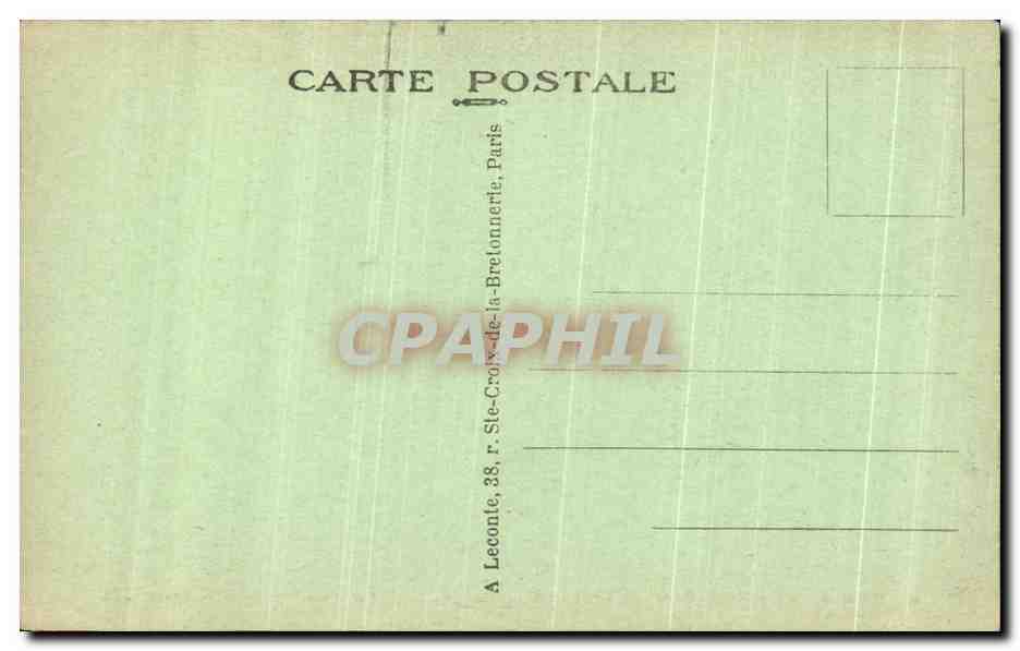 CPA Paris Le Trocadero vu sous la Tour Eiffel — Rückseite