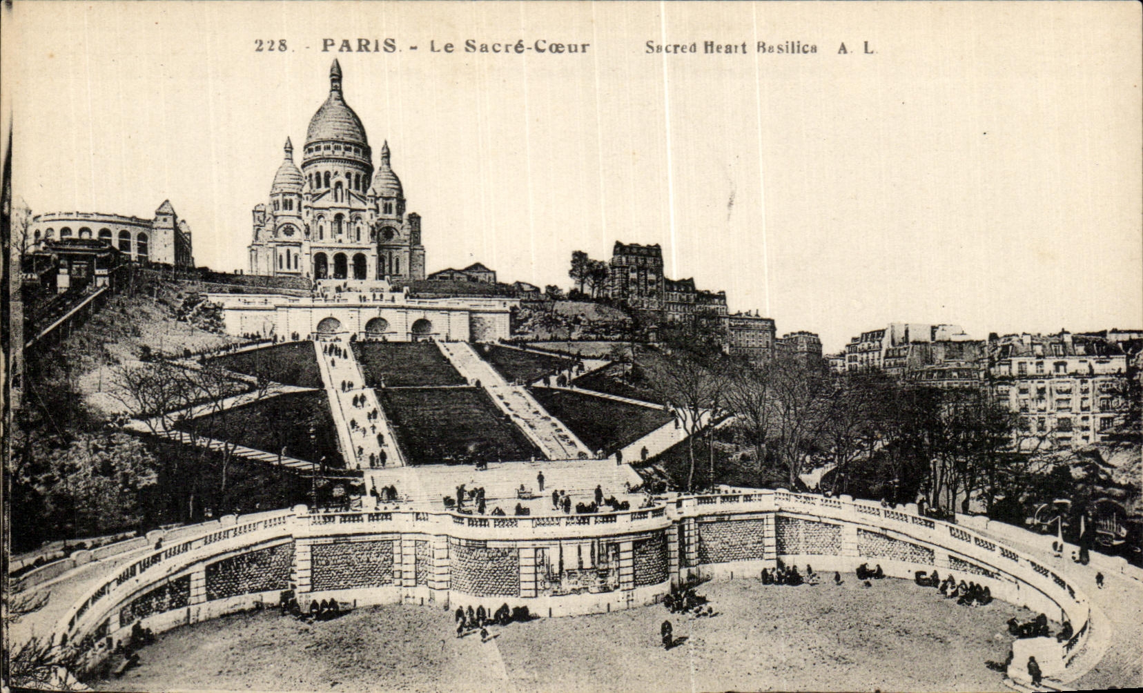PARIS - Das Heilige Herz — Basilika des Heiligen Herzens A. L. n°228