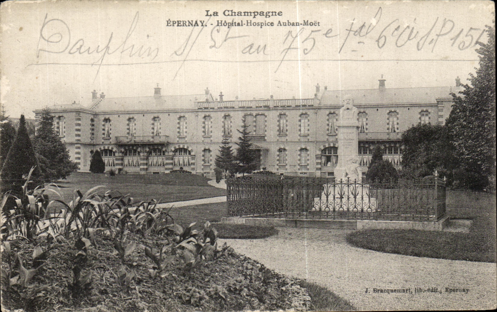 Épernay - Hôpital-Hospice Auban-Moët — J. Bracquemart, lib.-édit., Épernay