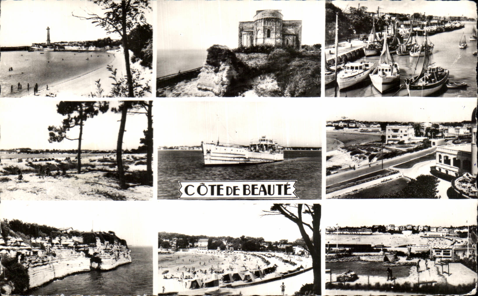 Côte de Beauté — St-Georges-de-Didonne, Royan — Verlag L. Chalanneau, Seriennummer 92