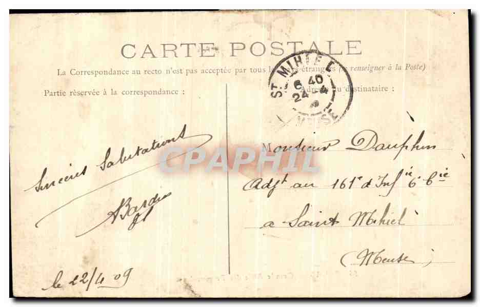 Reims — Grande Allée des Promenades — Éditeur non identifié, n° 56 — Rückseite