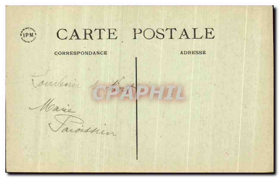 CPA Niort Portail de L'Eglise Notre Dame — Rückseite