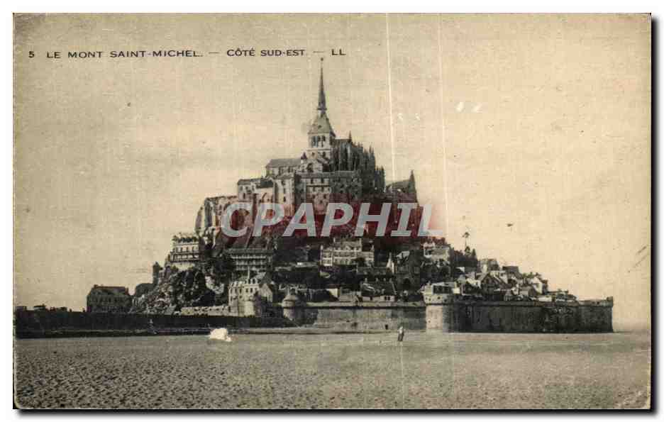 CPA Le Mont Saint Michel Cote Sud Est