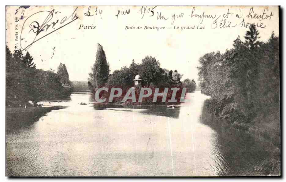 CPA Paris Bois de Bouiogne Le Grand Lac