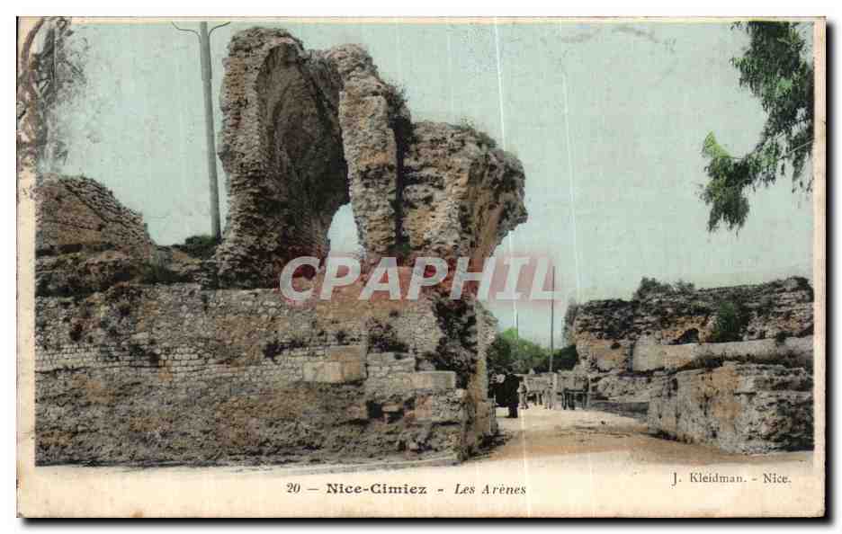 CPA Nice Cimiez Les Arenes