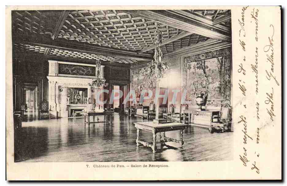 Château de Pau — Salon de Réception — CPAPHIL