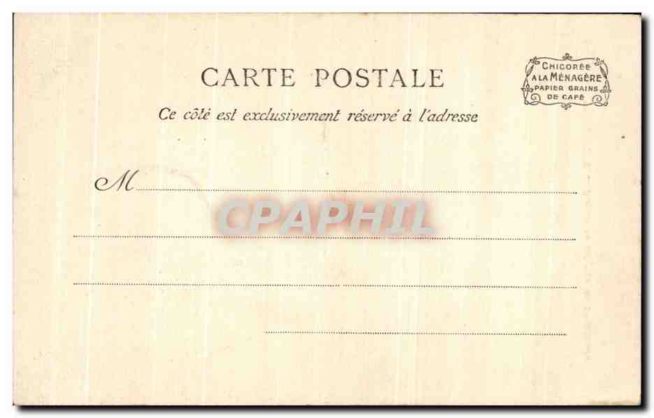 CPA Toulouse Portail De L'eglise De L'adalabade — Verso