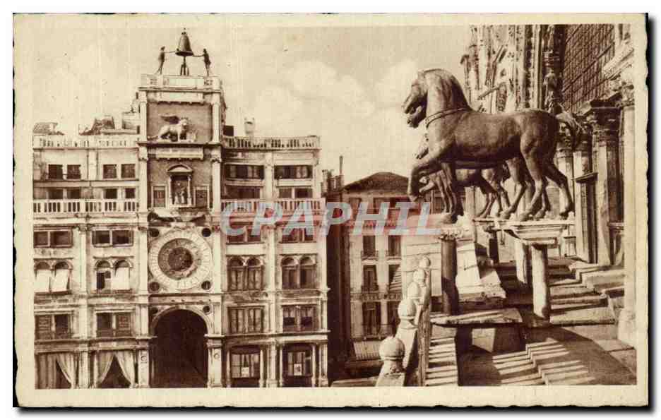 CPA Venezia Cavalli Di Bronzo Cheval