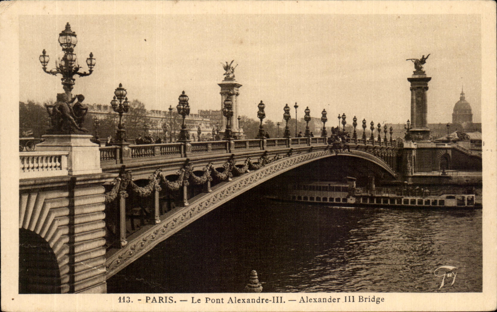 CPA Paris Le Pont Alexandre III