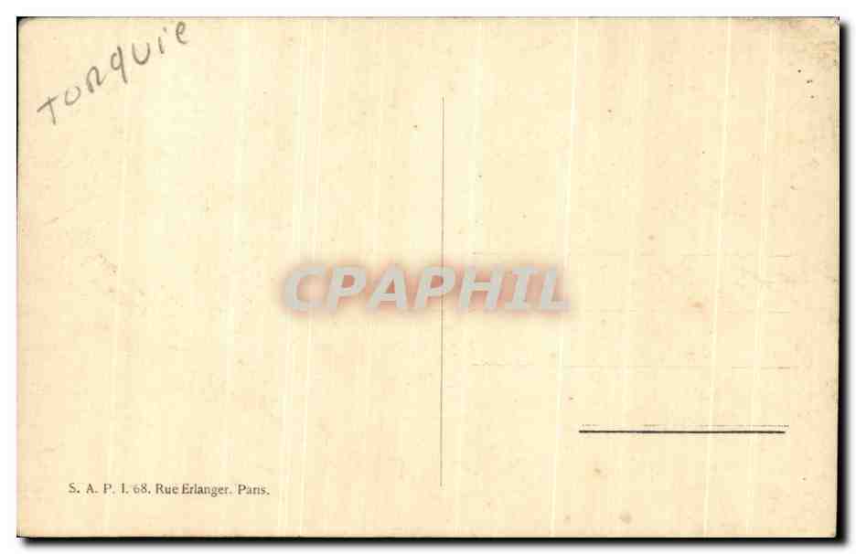 CPA Antioche Le Lac Turquie — Verso