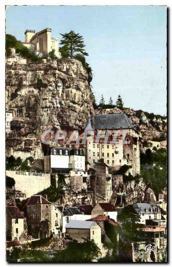 Rocamadour — Vue du Rocher — Cité des Arts Photomécaniques