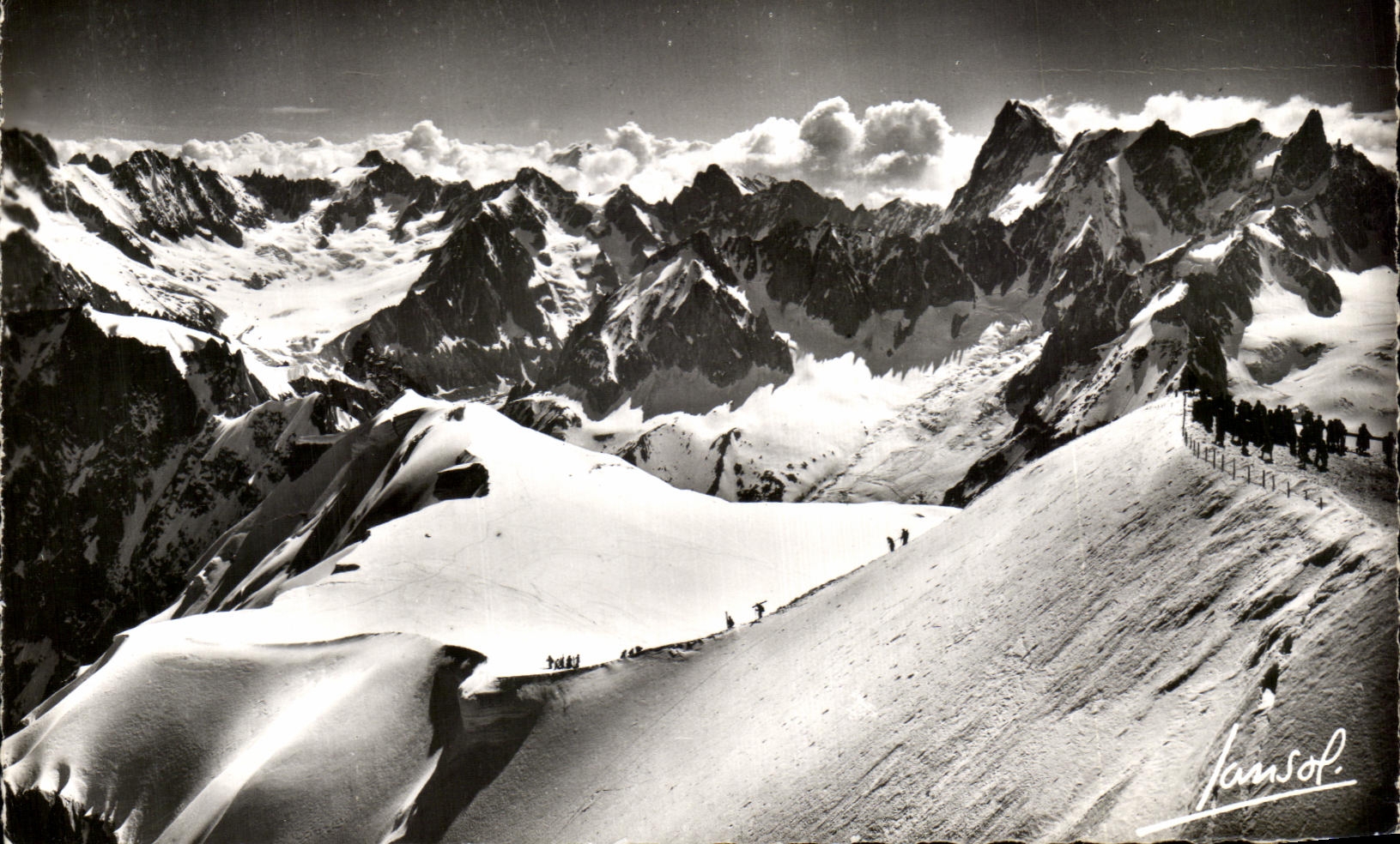 CPA Chamonix Au sommet du plus haut telepherique