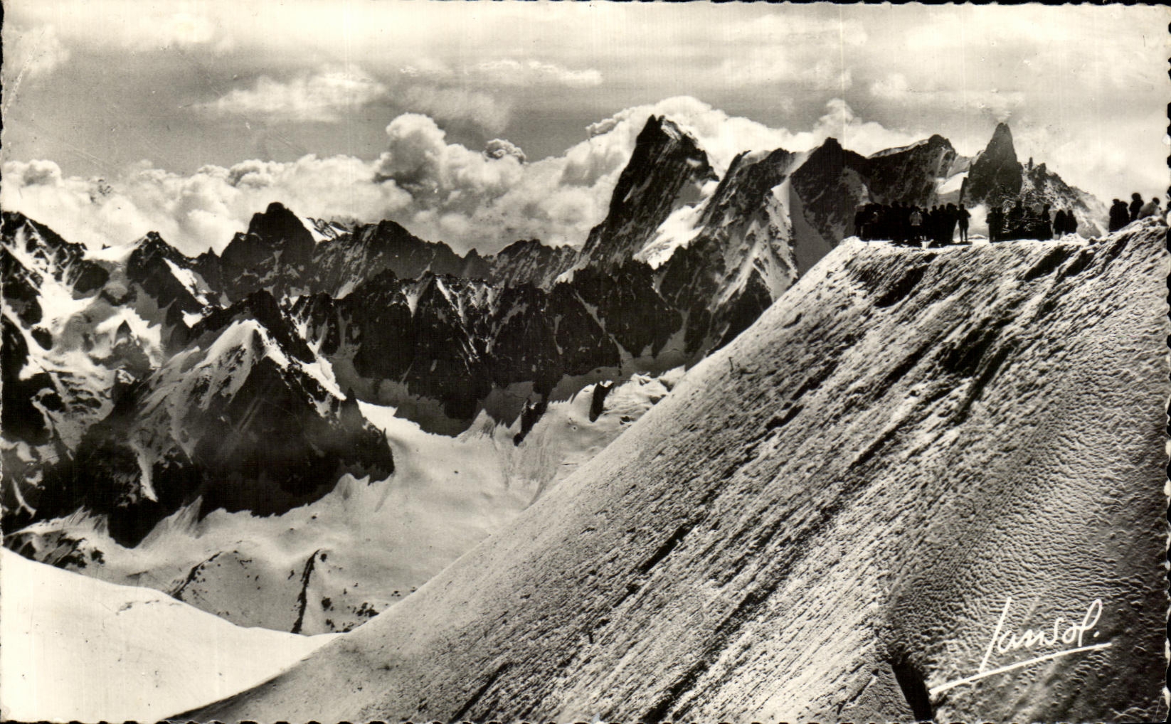 Chamonix-Mont-Blanc — Vue des Aiguilles du Midi et du Géant — Éditions Chamonix Mont-Blanc