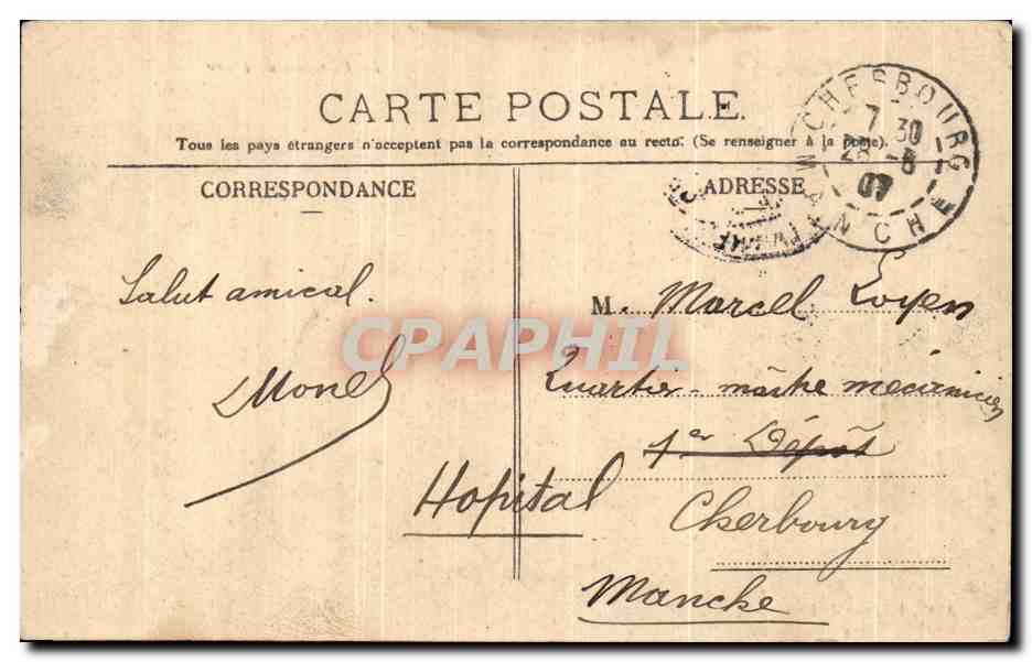 CPA Paris Le Pavillon De Flore Peniche  — Verso